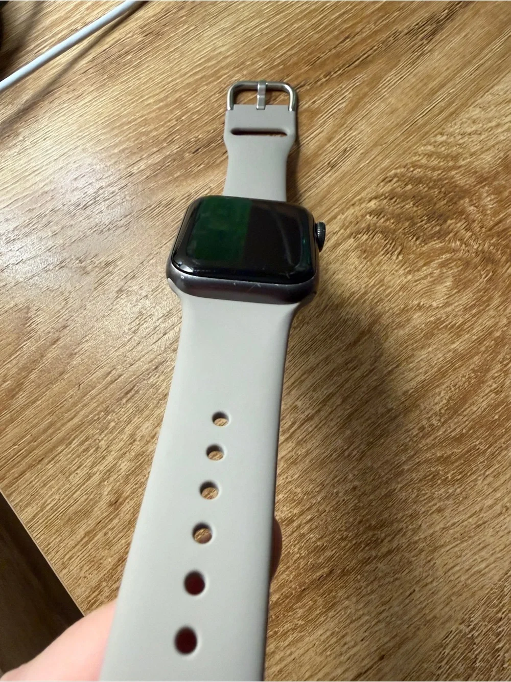 Apple Watch with Stone Gray Sport Band - Apple